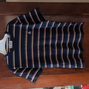 Blue striped men's tee